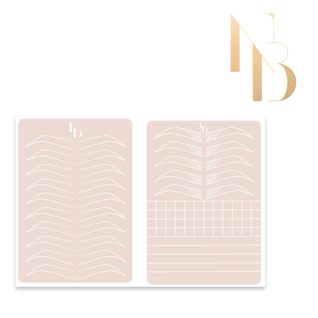 Ombre Powder Tattoo Practice Skins