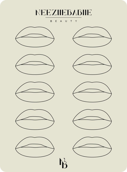 Lip Blushing Tattoo Practice Skins